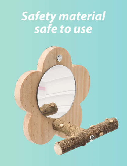 Wooden Bird Perch