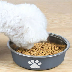 Stainless Steel Pet Bowl with Non-Slip Silicone Base Anti-Tip Over Large Capacity Food Water Bowl for Dogs Cats