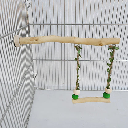 Wood Parrot Stand Pole