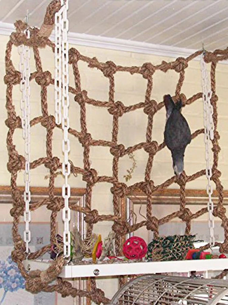 Parrot Rope Climbing Net Bird Supplies