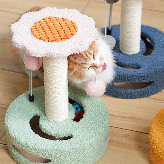 Sunflower Cat Climbing Tower