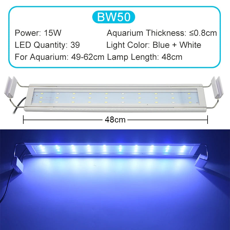 Super Slim Fish Tank Aquatic Plant Grow Lighting