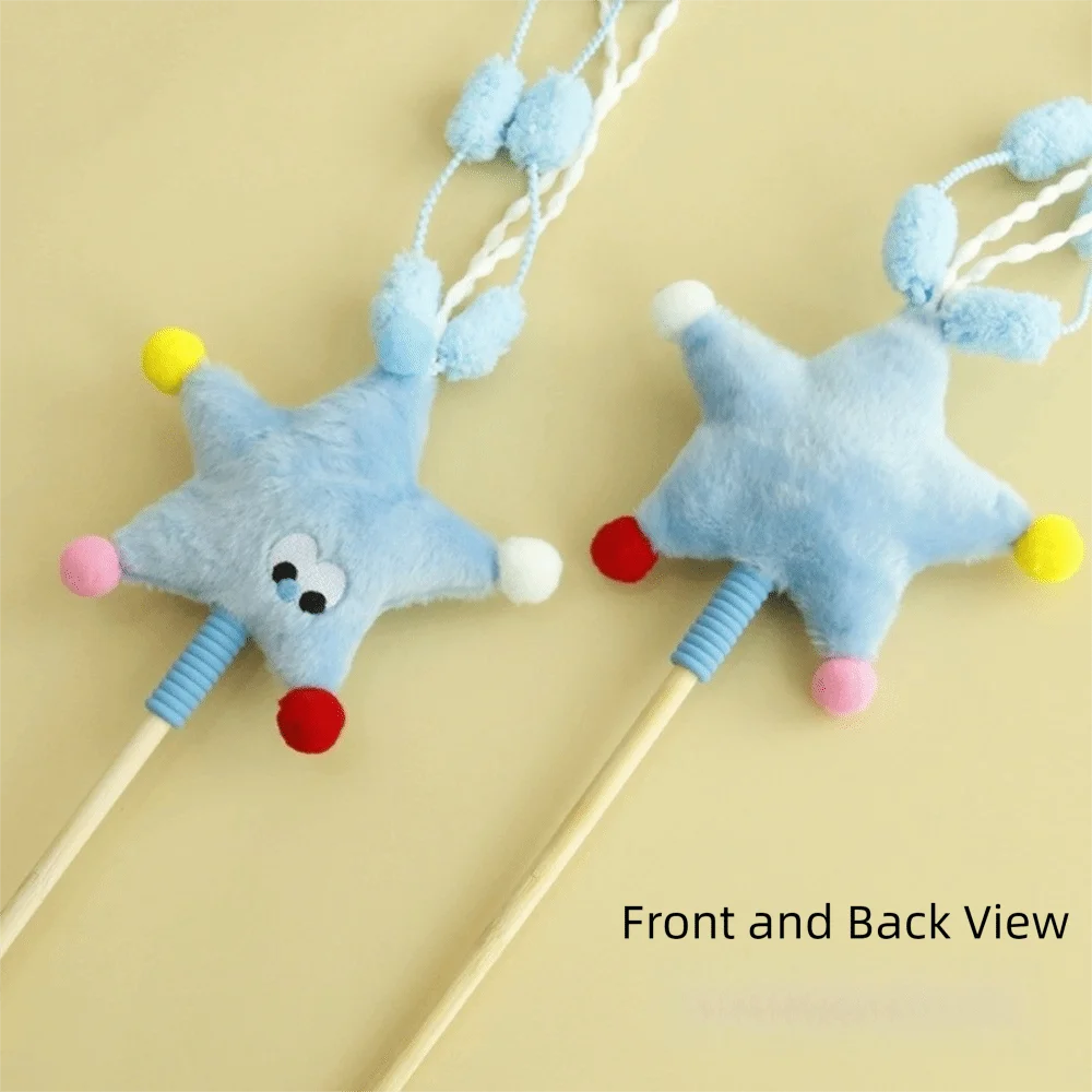 Funny Cartoon Stars Cat Teaser Stick