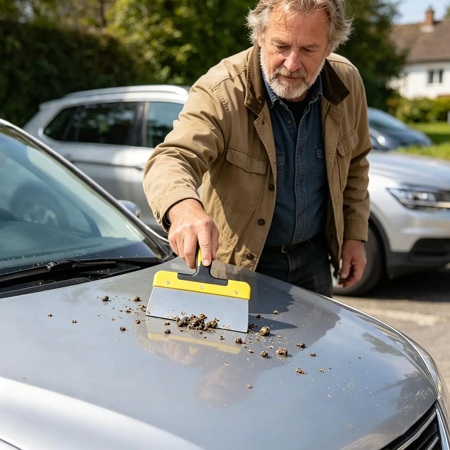 Pigeon Poop Cleaning Scraper