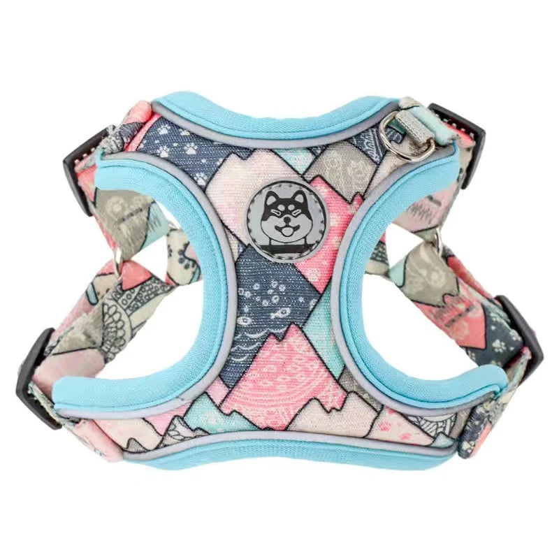 X-Shaped Harness and Leash Set