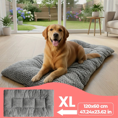 Extra-Large Plush Dog Crate Pad