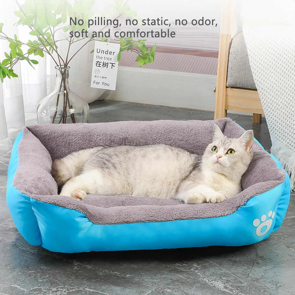 Soft Square Large Dog Bed