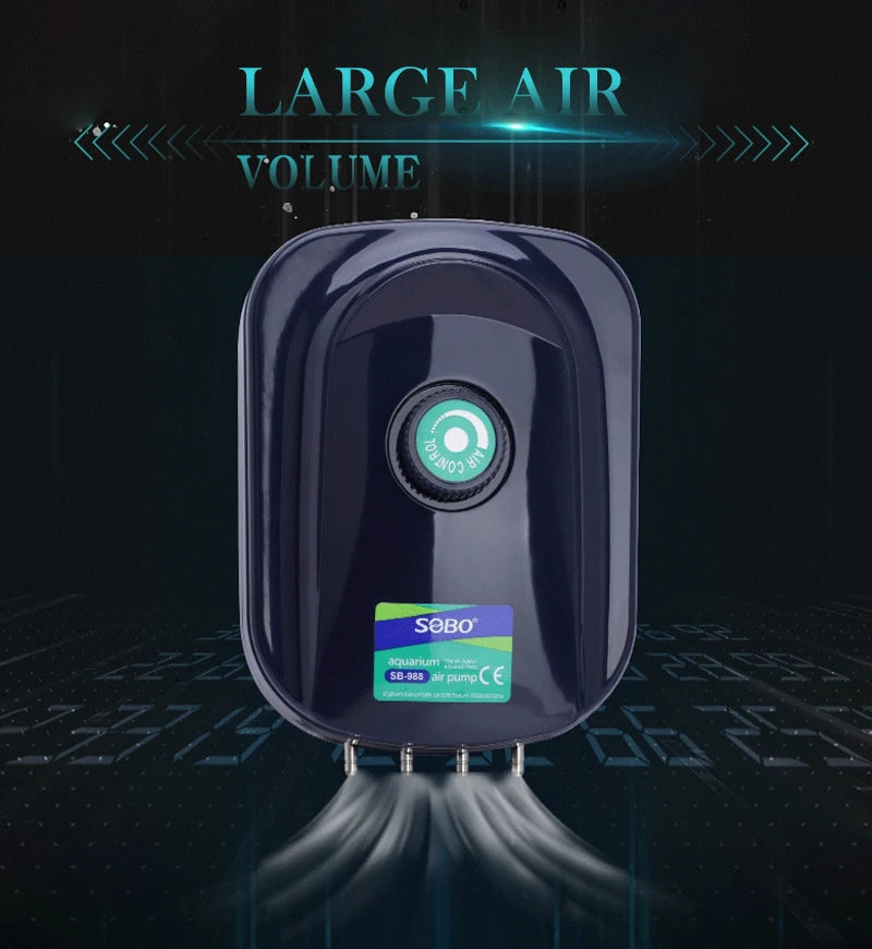 Silent Aquarium Oxygen Air Pump