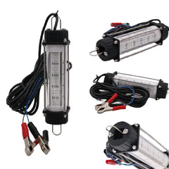 DC12V 120W LED Bait Submersible Fishing Waterproof High-Power Fish Underwater White Lure Light Night Fishing Finder