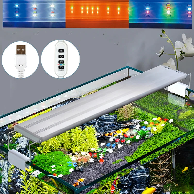 USB Fish Tank Clip Light
