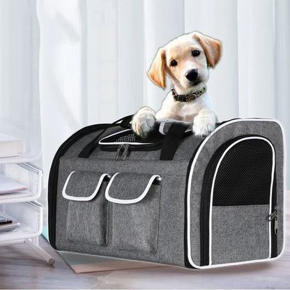 Big Space Foldable Pet Carrier Backpack