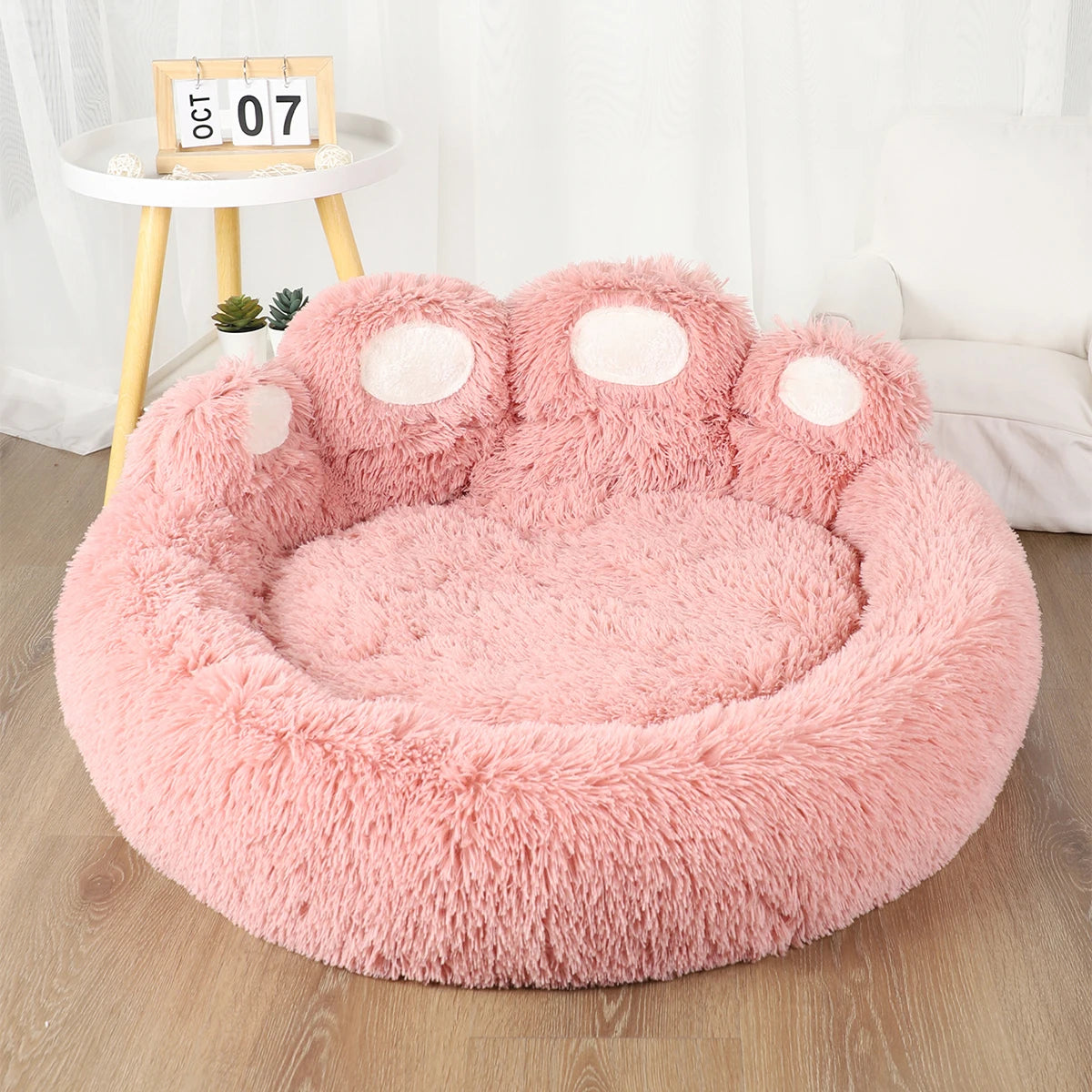 Winter Warm Fluffy Dog Bed