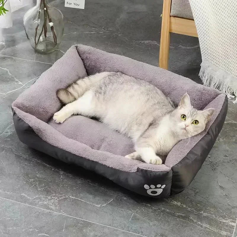 Soft Square Large Dog Bed