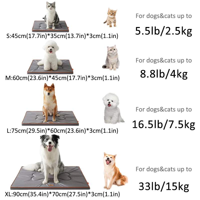 Winter Dog Crate Pad Bed