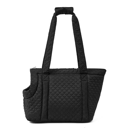 Ultra-Light Quilted Cotton Pet Carrying Bag