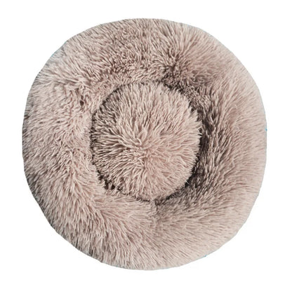 Winter Warm Round Dog Bed