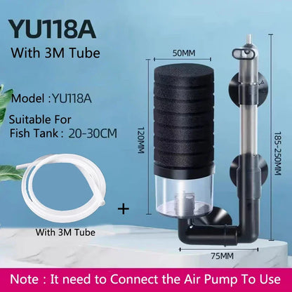 Black Aquarium Filter for Aquarium