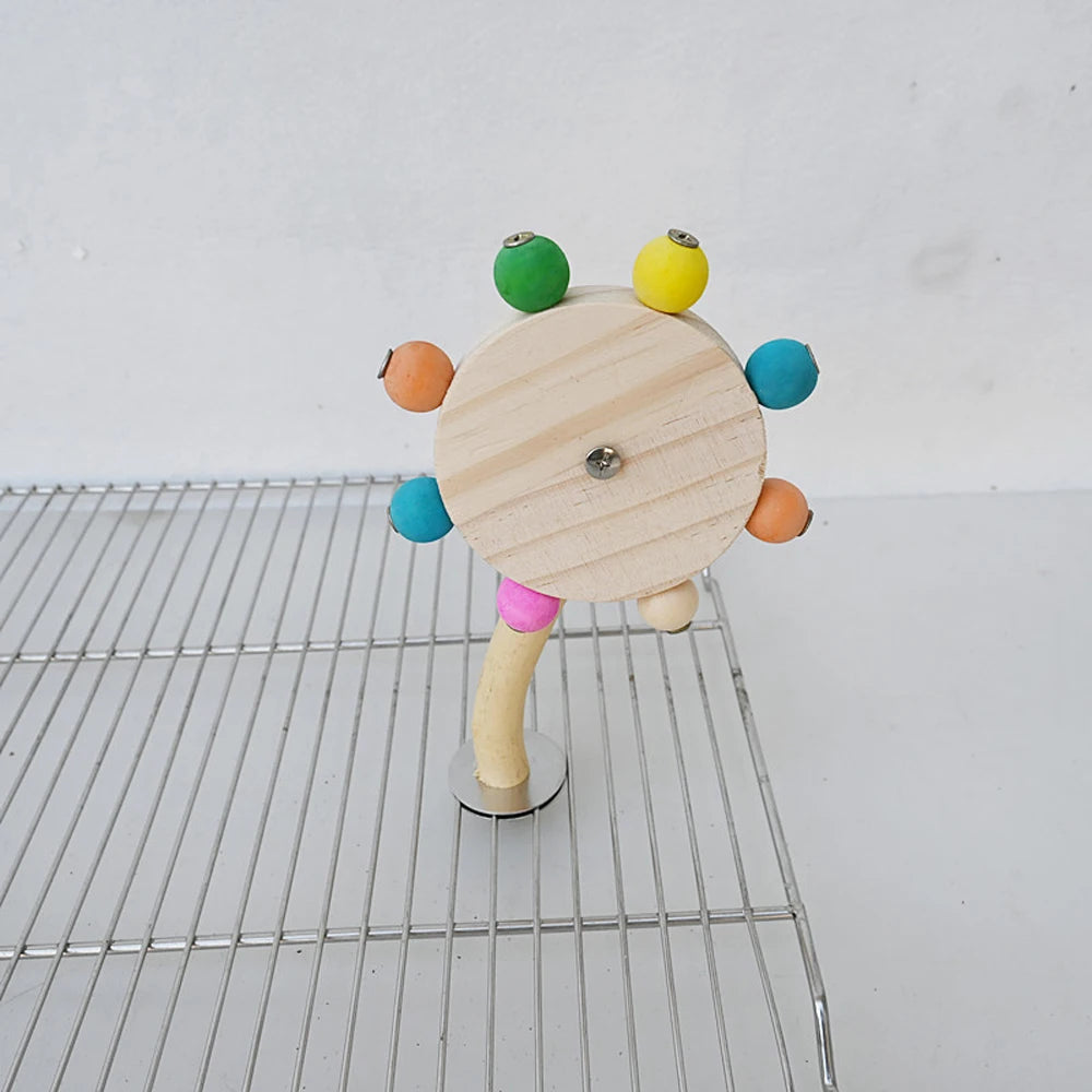 Perch Toy with Rotating Ball