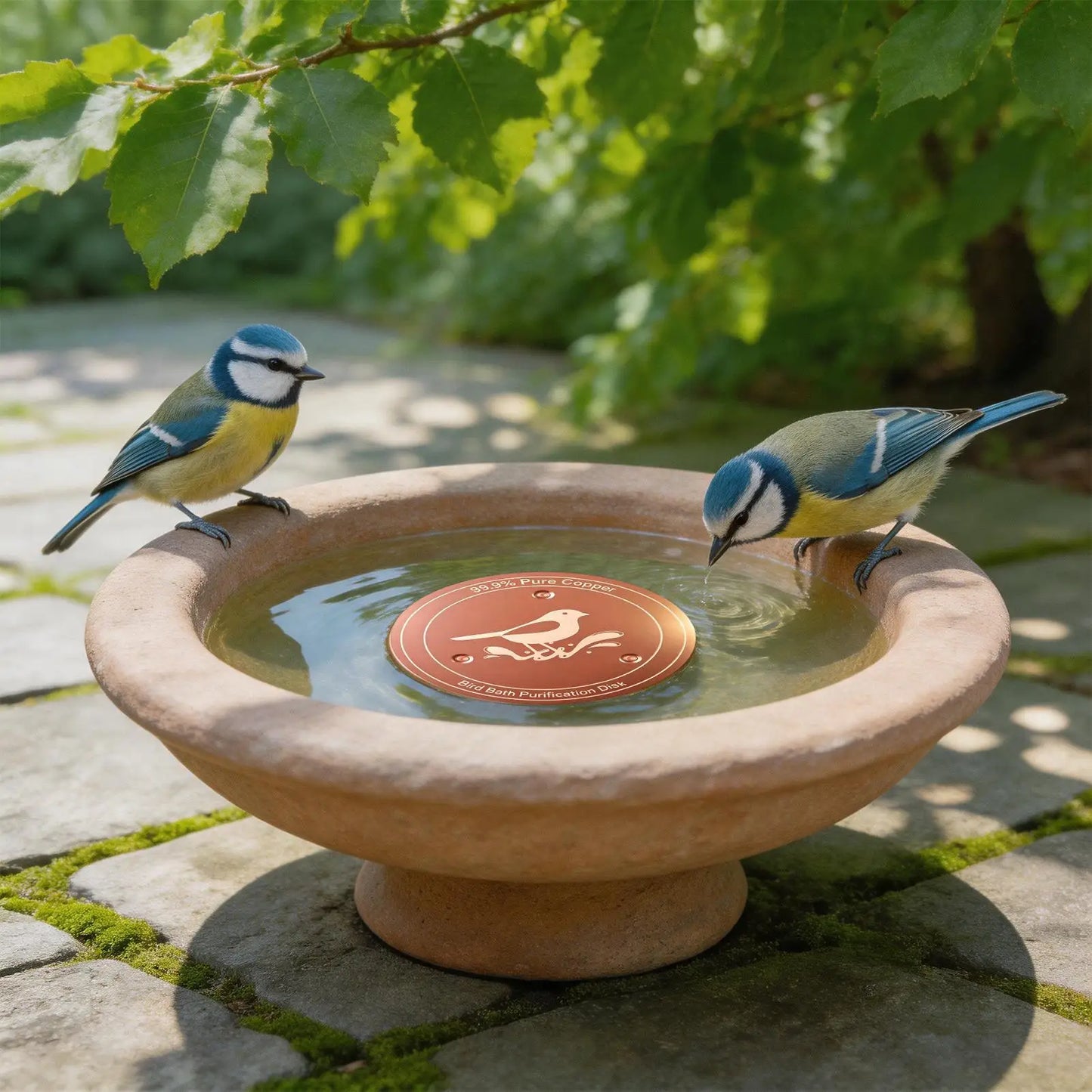 Bird Bath Copper Disk