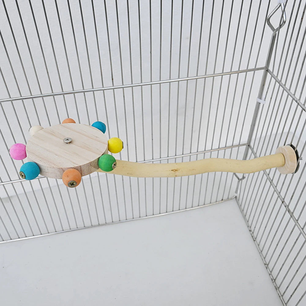 Perch Toy with Rotating Ball