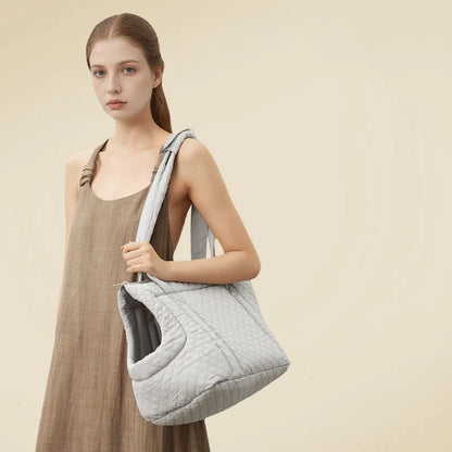 Ultra-Light Quilted Cotton Pet Carrying Bag