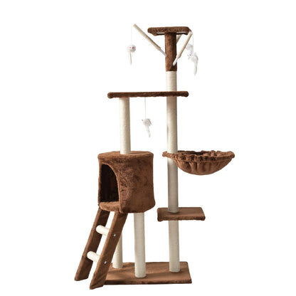 Large Multi-Tier Cat Tree with Cozy Beds