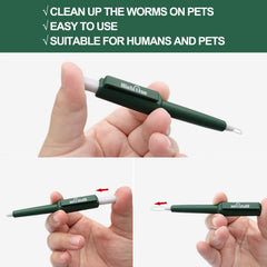 Tweezers Mite Anti Dog Ticks and Fleas Flea Tick Tweezers Clip Remover Rabbit Flea Removing Ticks Tool Hair Groom Pet Supplies