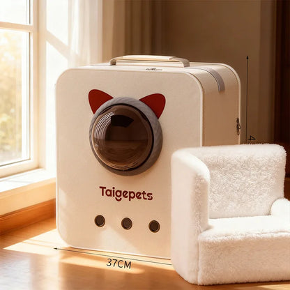 Rolling pet carrier