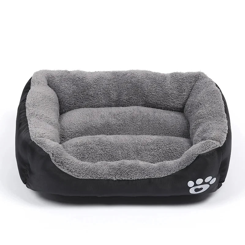 Soft Square Large Dog Bed