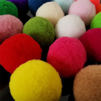 Soft Kitten Pompon Toy