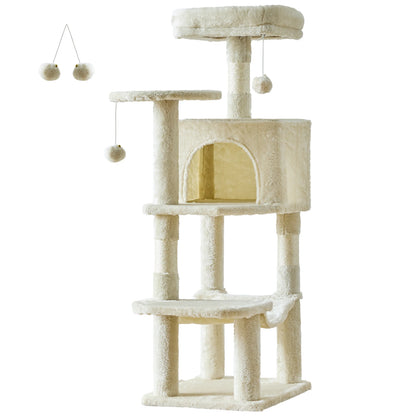 44 Inch Tall Cat Tree Tower for Multiple Cats