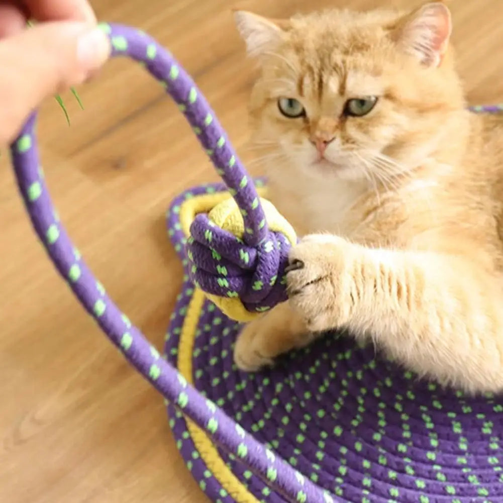 Cotton Rope Cat Scratcher Board