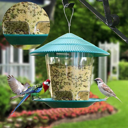 Outdoor Hanging Automatic Bird Feeder