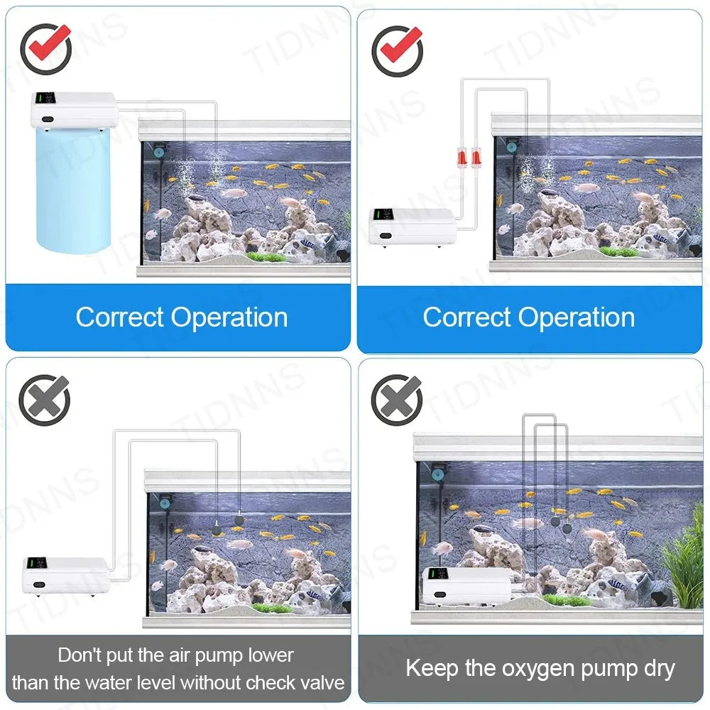 Aquarium Fish Tank Oxygen Pump