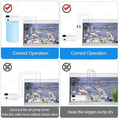 Aquarium Fish Tank Oxygen Pump
