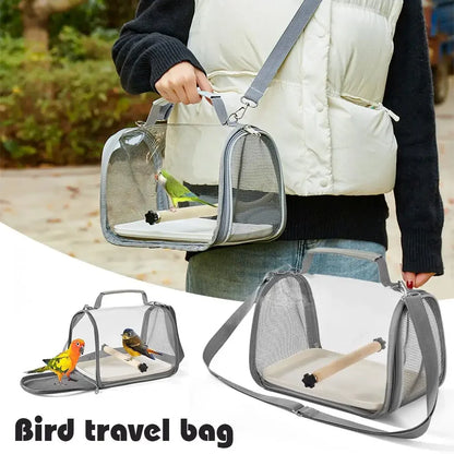 Portable Bird Travel Carrier  Cage