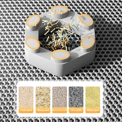 Extra Large Cat Litter Mat Heavy Duty Waterproof 2 Layer Non Slip Washable Pet Floor Protector Litter Box Sand Stopper