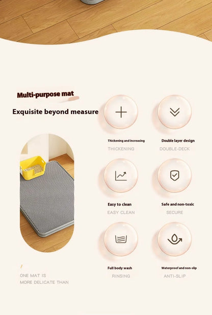 Cat Litter Mat 2-Layer Design