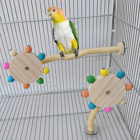 Perch Toy with Rotating Ball