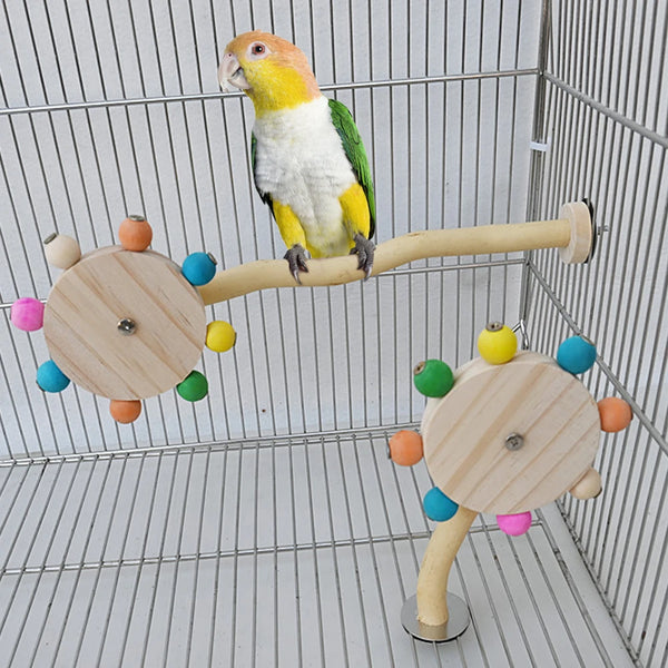 Perch Toy with Rotating Ball