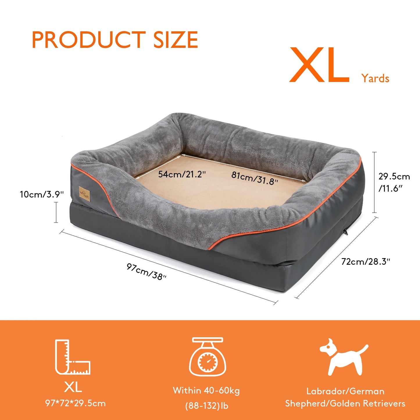 Large Dog Bed Soft