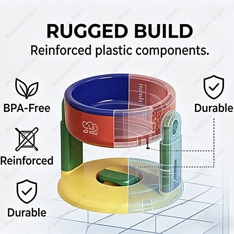 New Elevated Dog Bowl Adjustable