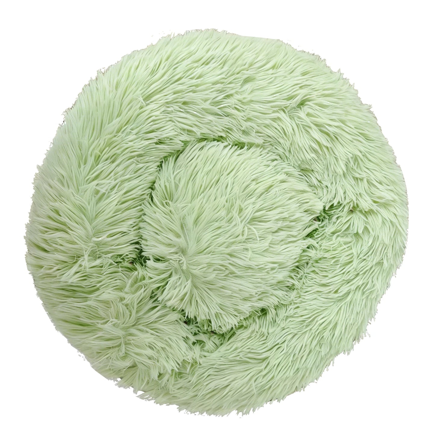 Winter Warm Round Dog Bed