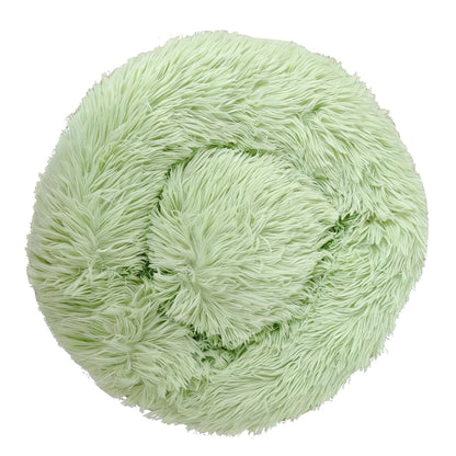 Winter Warm Round Dog Bed