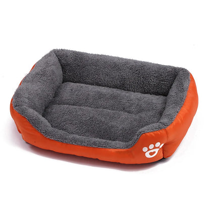 Soft Square Large Dog Bed