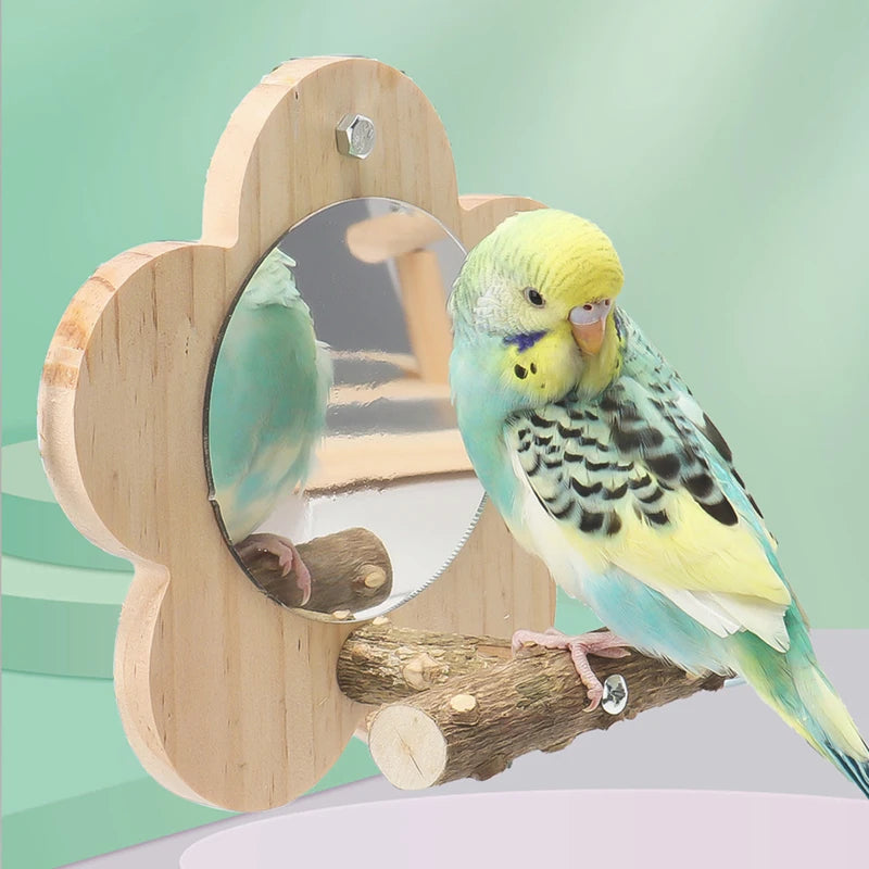 Wooden Bird Perch