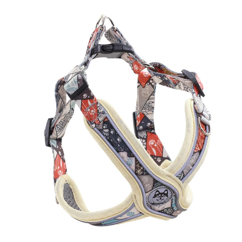 X-Shaped Harness and Leash Set