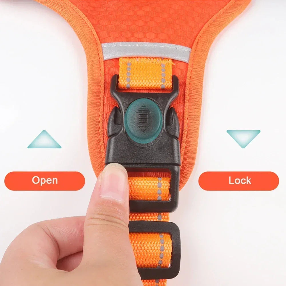Adjustable Reflective Dog Harness