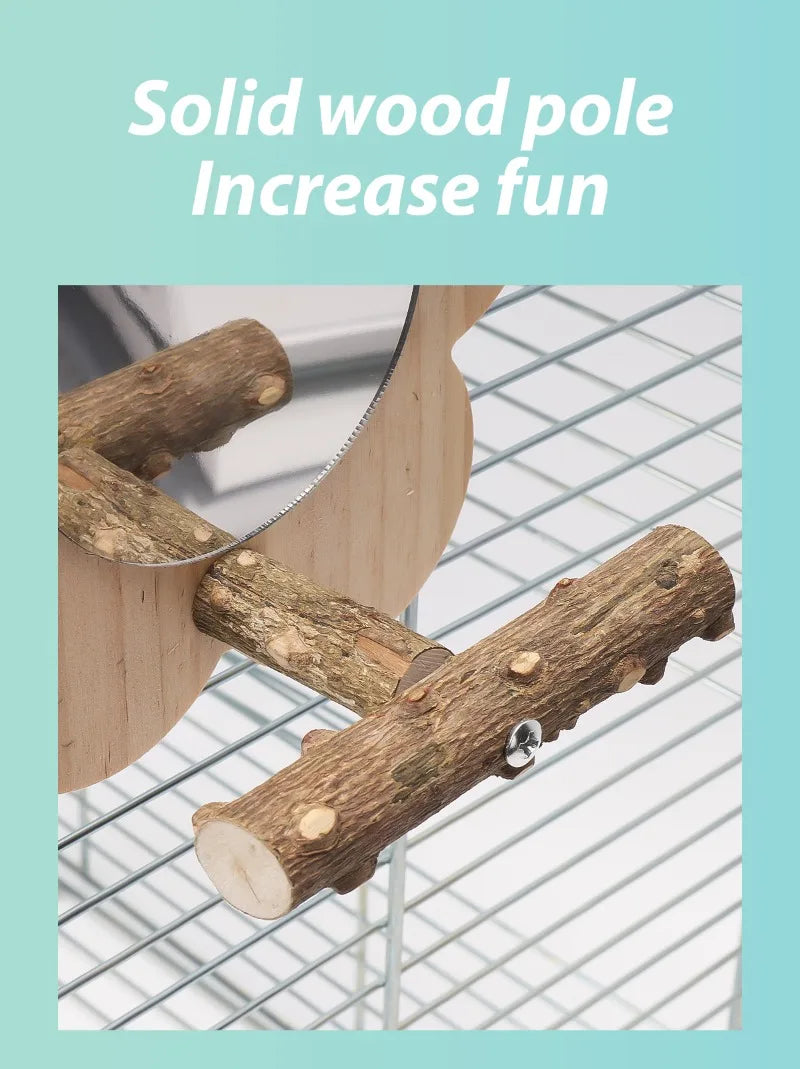 Wooden Bird Perch