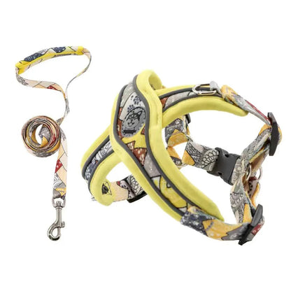X-Shaped Harness and Leash Set